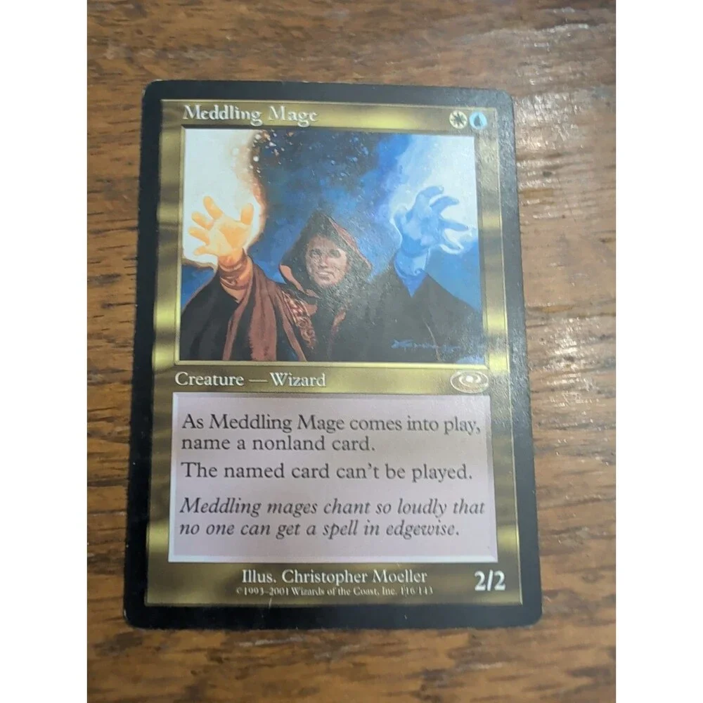 MTG Magic the Gathering Meddling Mage (116/146) Planeshift MP